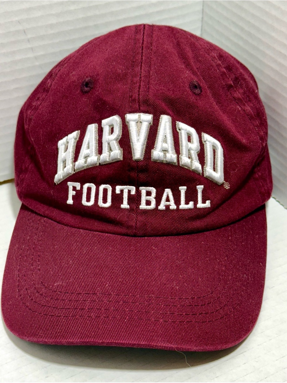 Harvard University Football  Slouch Baseball Cap Dad Hat Champion Brand